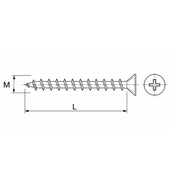 category Синьо поцинкован винт за дърво fischer FPF II CZF blueprint thumb