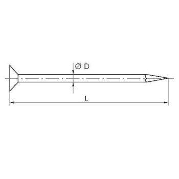 category Строителен пирон DIN 1151 blueprint thumb