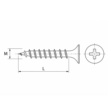 category Винт за гипсокартон Fischer FSN-TPR blueprint thumb