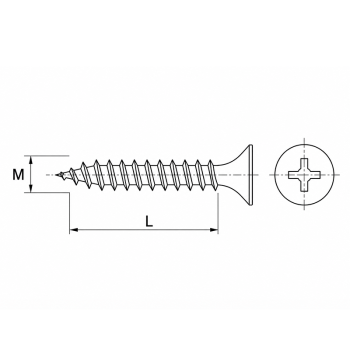 category Винт за гипсокартон Fischer FSN-TPD blueprint thumb