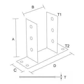 category Основа за греда, поцинкована blueprint thumb