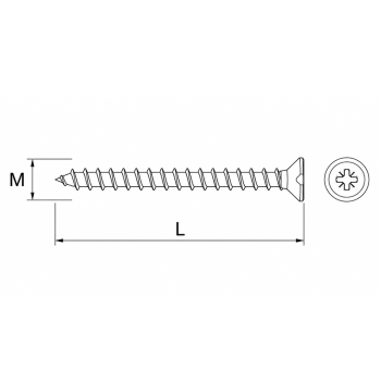 category Самопробивен винт за дограма RIBS blueprint thumb