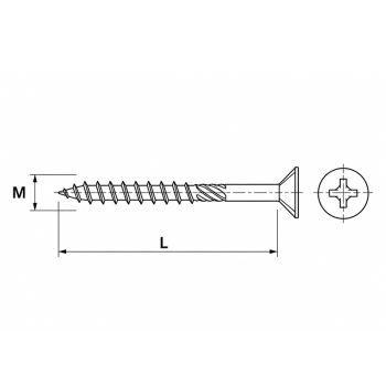 category Винт за дърво fischer FPF-SZ (A2) blueprint thumb