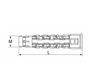 схема на  продукт Дюбел универсален SFX M10x60 (100 бр.) thumb