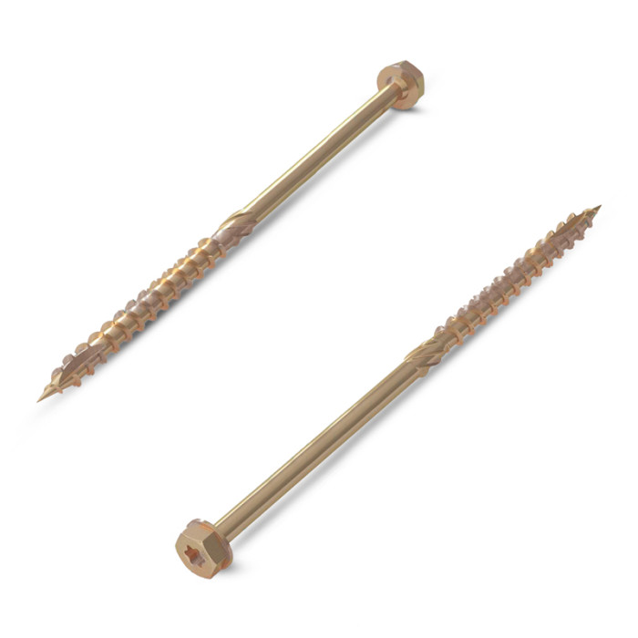 krepezhgroup product Винт за дърво super torx 17 торнадо M10x340 (50 бр.) image