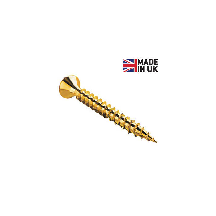 krepezhgroup product Звезден винт за дърво STAR TURN жълто поцинкован 3,5 x 35 (200 бр.) image