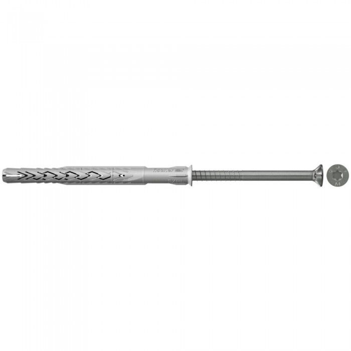 krepezhgroup product Дюбел с винт фрезенгова глава TORX FISCHER SXRL Т - A4 10 x 100 image
