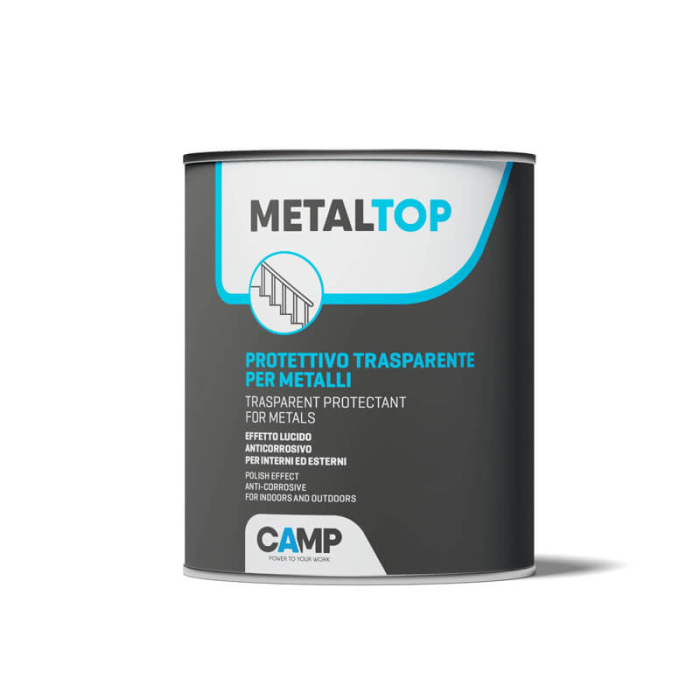 krepezhgroup product CAMP Metal Top - Перманентна прозрачна защита за метали, 1 литър image