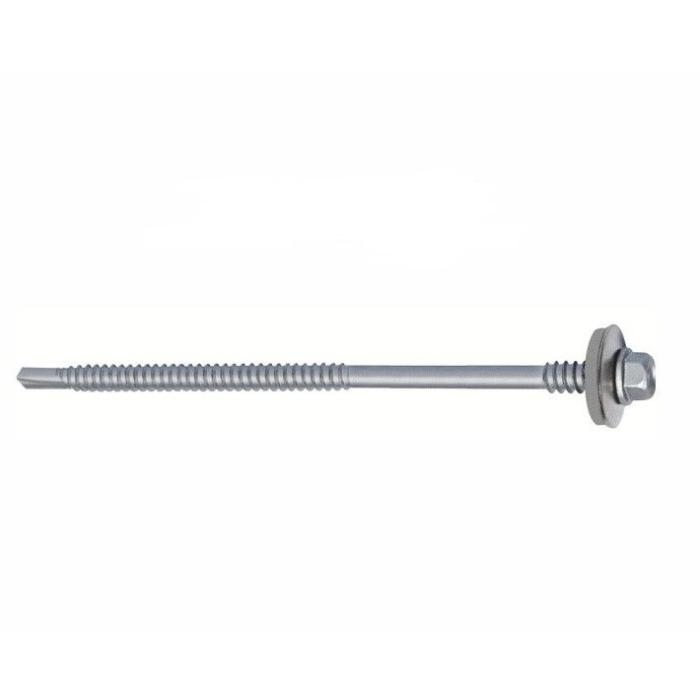 krepezhgroup product Винт за сандвич панели Rawlplug към стомана  6 мм, с шайба AL-19мм, 5.5/6.3х110 (100 бр.) image
