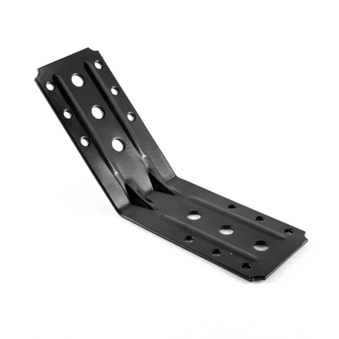 krepezhgroup product Планка ъглова подсилена равнораменна, 135⁰, ЧЕРНА (15 бр.) image