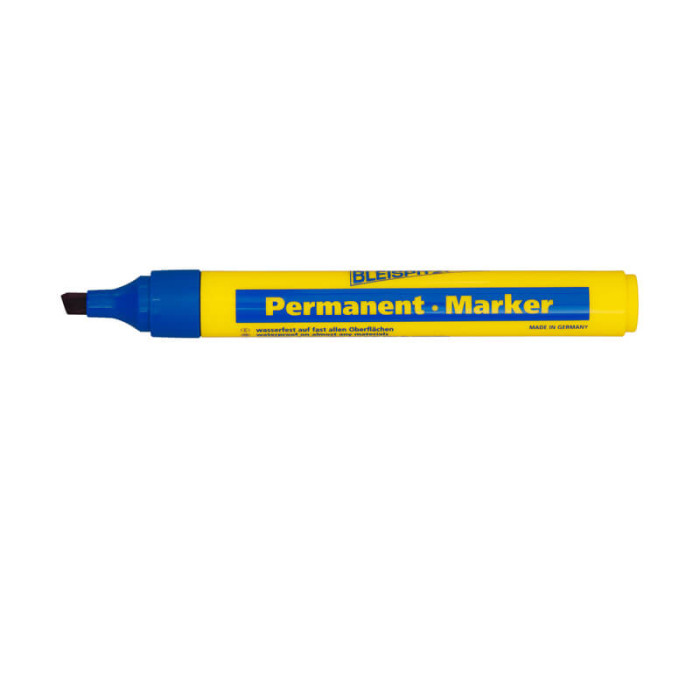 krepezhgroup product Bleispitz Перманентен маркер със скосен връх, 1–5 mm, син image