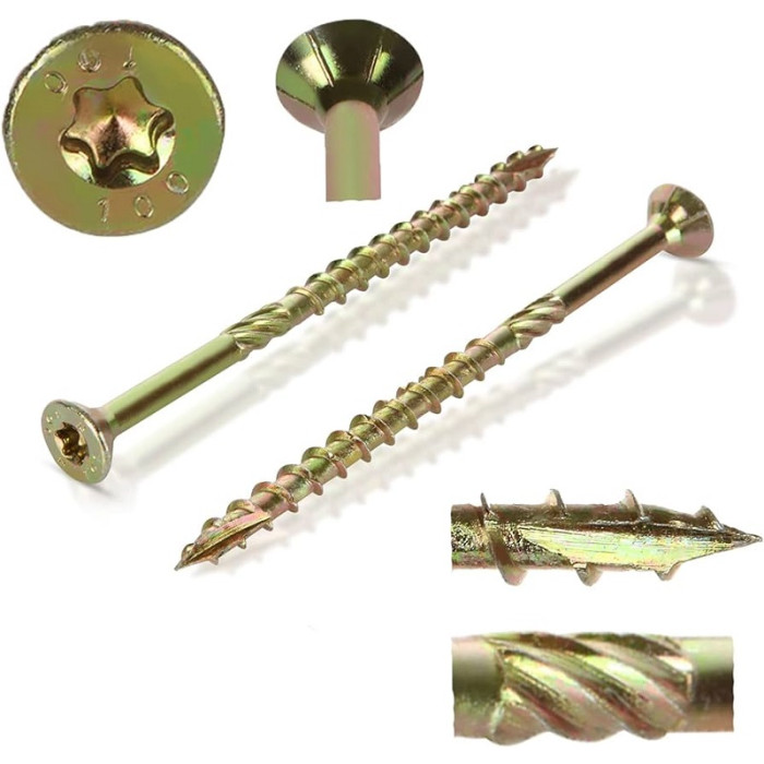 krepezhgroup product Винт за дърво торнадо M3.5x50 TORX 15 (500 бр.) image