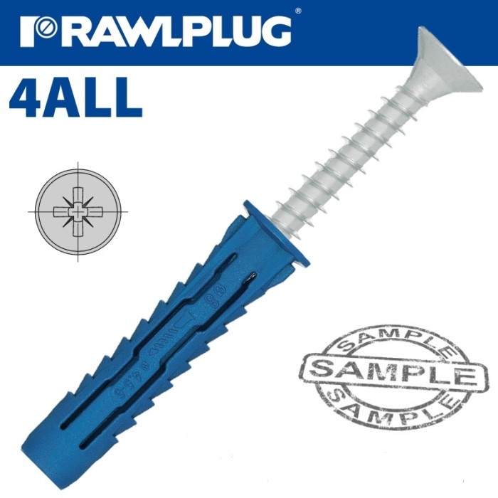 krepezhgroup product Найлонов дюбел 4ALL Rawlplug M10x50 image