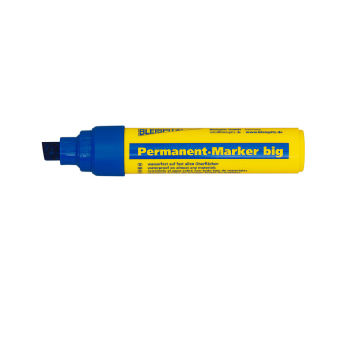 krepezhgroup product Bleispitz Перманентен маркер BIG с широк скосен връх 4–12 mm, син image