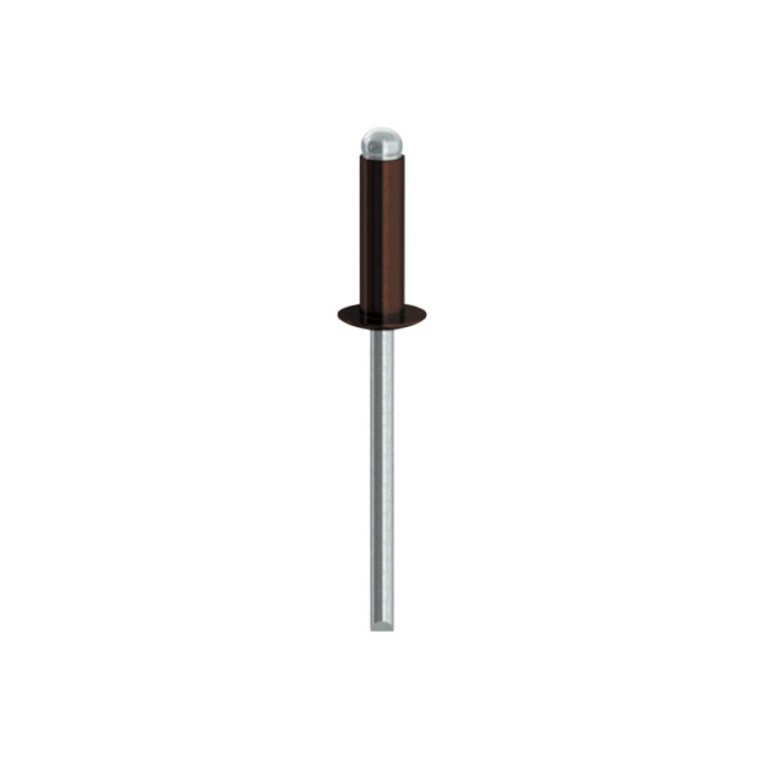 krepezhgroup product Поп-нит, DIN 7337A, Al/St, RAL 8017 Ø 3 x 6 image
