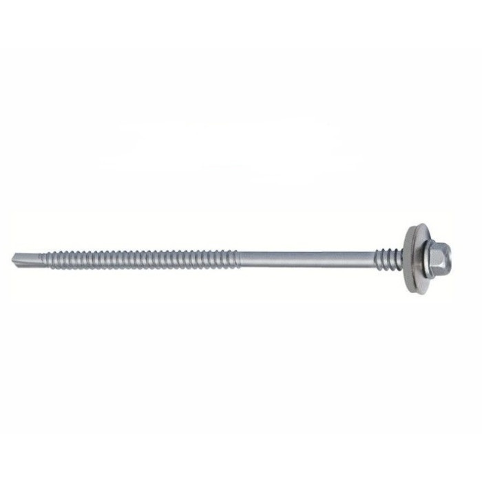 krepezhgroup product Винт за сандвич панели Rawlplug към стомана  6 мм, с шайба AL-19мм, 5.5/6.3х110 (100 бр.) image