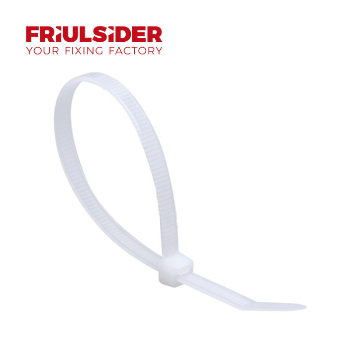 krepezhgroup product Кабелни стяжки Friulsider бели 100 бр. 2,5 x 75 бели image