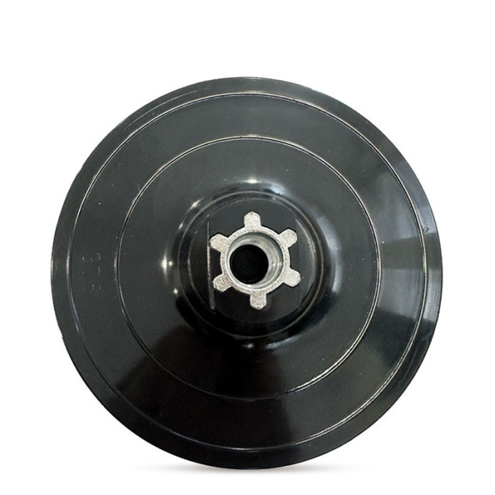 krepezhgroup product Подложка за фибър дискове, с велкро, черна, ø 125, M14 image