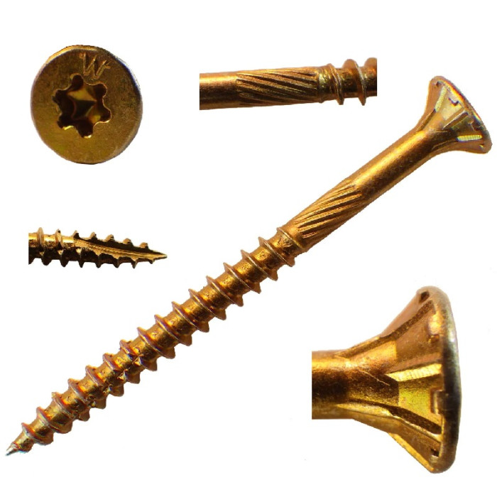 krepezhgroup product Винт за дърво торнадо M3.5x50 TORX 15 (500 бр.) image