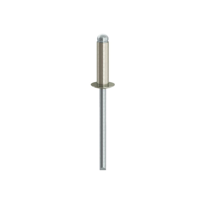 krepezhgroup product Поп-нит, DIN 7337A, Al/St, RAL 9002 Ø 4 x 10 image