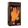 Еднократни нитрилни ръкавици GRIPPAZ® 246, оранжеви, 50 бр., размер 10/XL